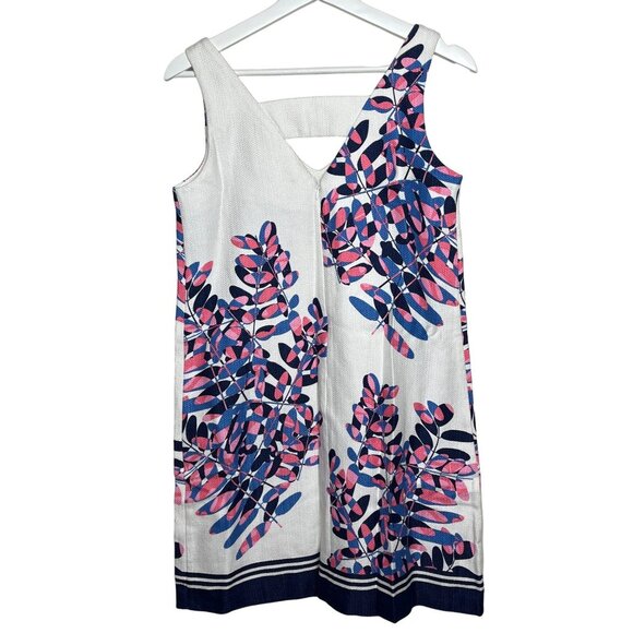 Taylor White Floral Shift Sundress Dress NWT Size 4 Small - Picture 7 of 13